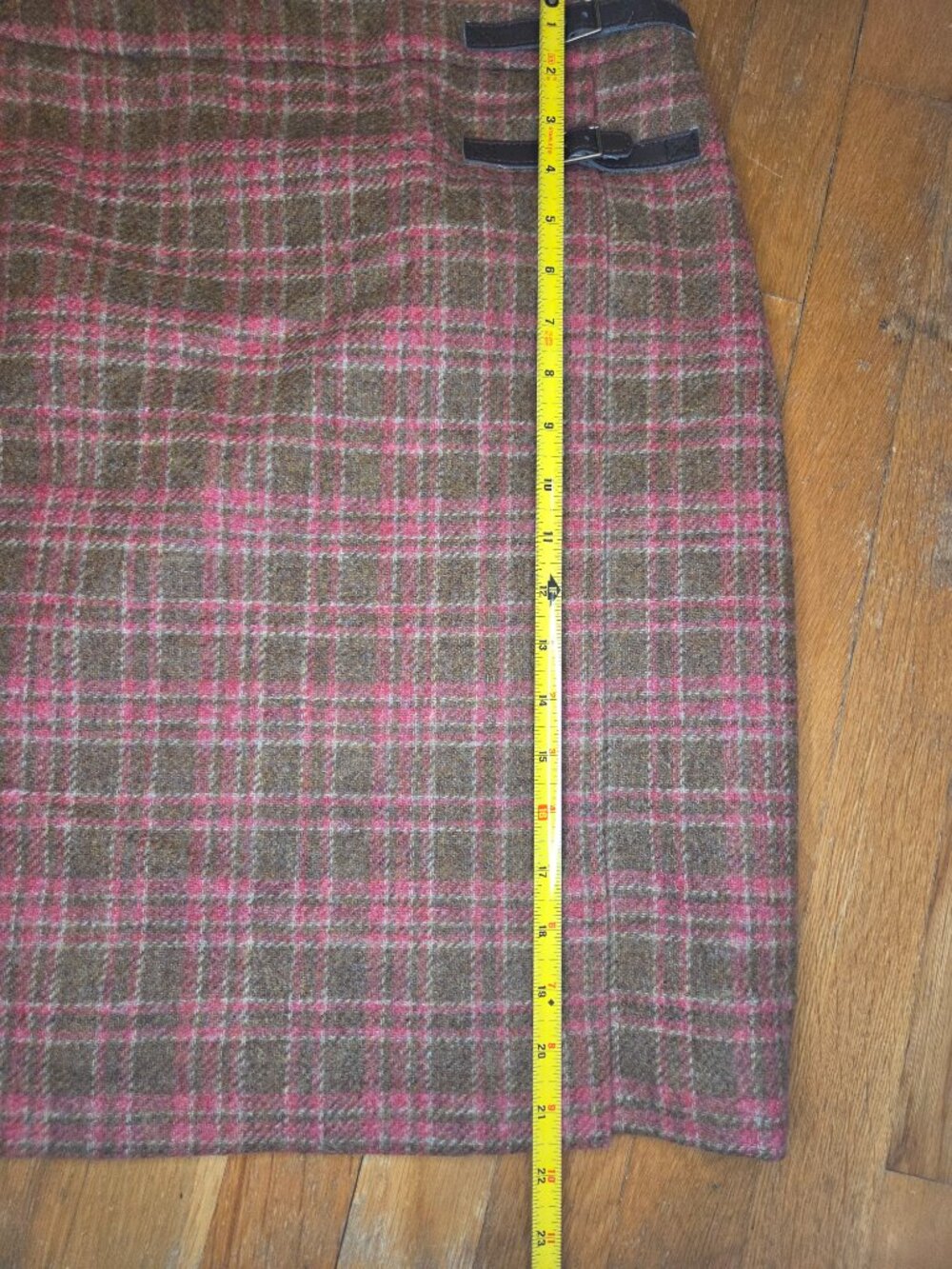 Boden Pink and Brown Plaid Kilt Style - Picture 2 of 9